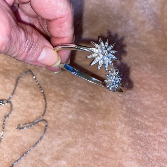 VNTG Brighton Star Necklace & bracelet silver tone long style Retro Classic # A - Picture 7 of 16